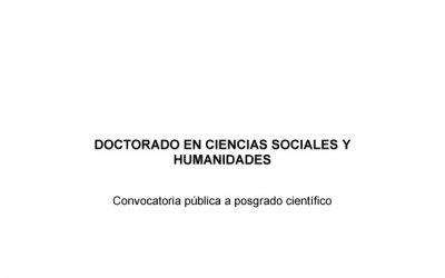 Doctorado en Ciencias Sociales y Humanidades