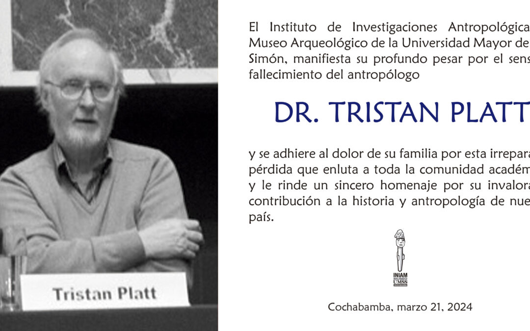 En memoria de Tristan Platt