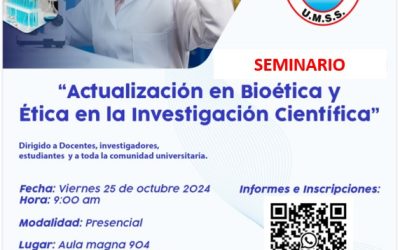 Seminario: «Actualización en Bioética y Ética en la Investigación Científica»